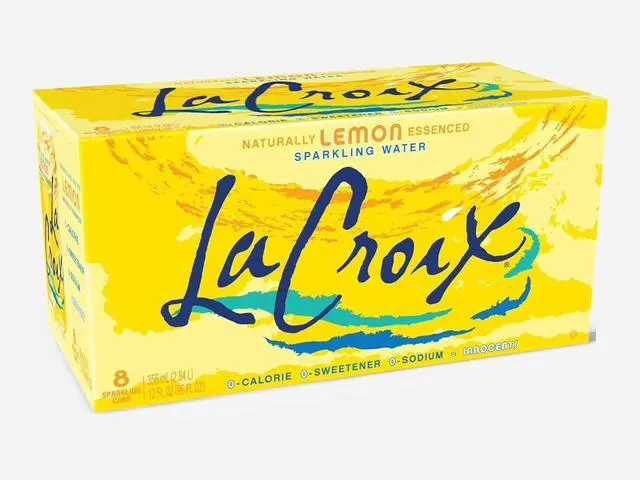 Main image of La Croix Sparkling Water, Lemon 8pk, 12 Fl Oz (pack of 8)