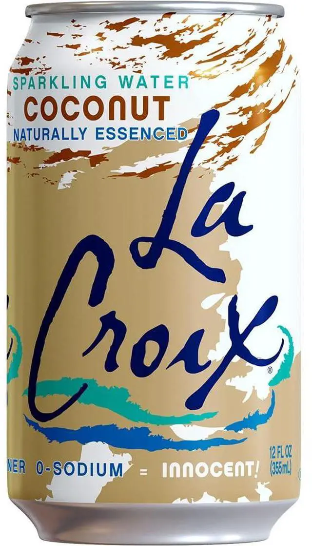 Alt view image 2 of 6 - La Croix, Water Sparkling Coconut, 12 Fl Oz, 8 Count