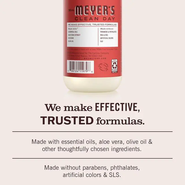 Alt view image 6 of 6 - MRS. MEYER'S CLEAN DAY Hand Soap, Tomato Vine Scent, 12.5 Fl Oz Bottle