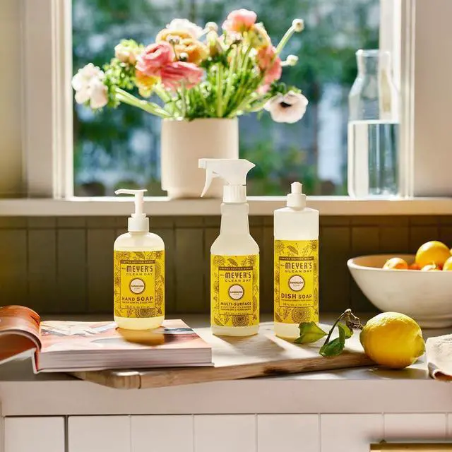Alt view image 6 of 7 - Mrs. MEYER'S CLEAN DAY Liquid Hand Soap, Dandelion Scent, 12.5 Ounce Bottle