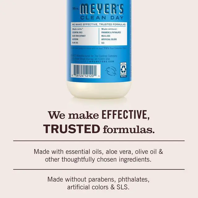 Alt view image 4 of 7 - Mrs. Meyer's Clean Day Hand Soap, Blueberry Scent, 12.5 Fl Oz
