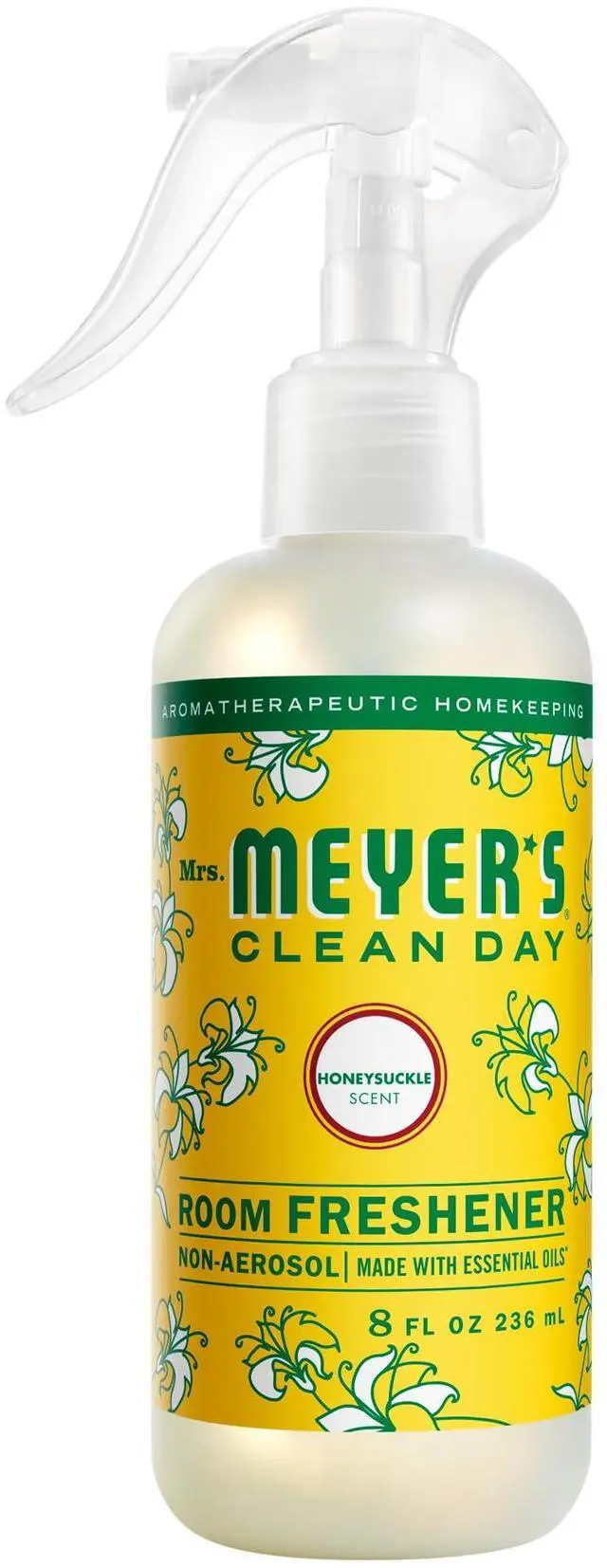 Main image of MRS. MEYER'S CLEAN DAY Room Spray, Honeysuckle Scent, 8Fl Oz Bottle