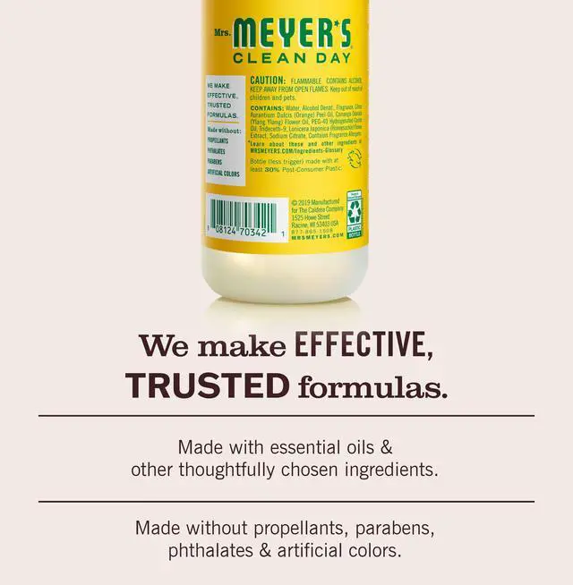 Alt view image 5 of 6 - MRS. MEYER'S CLEAN DAY Room Spray, Honeysuckle Scent, 8Fl Oz Bottle