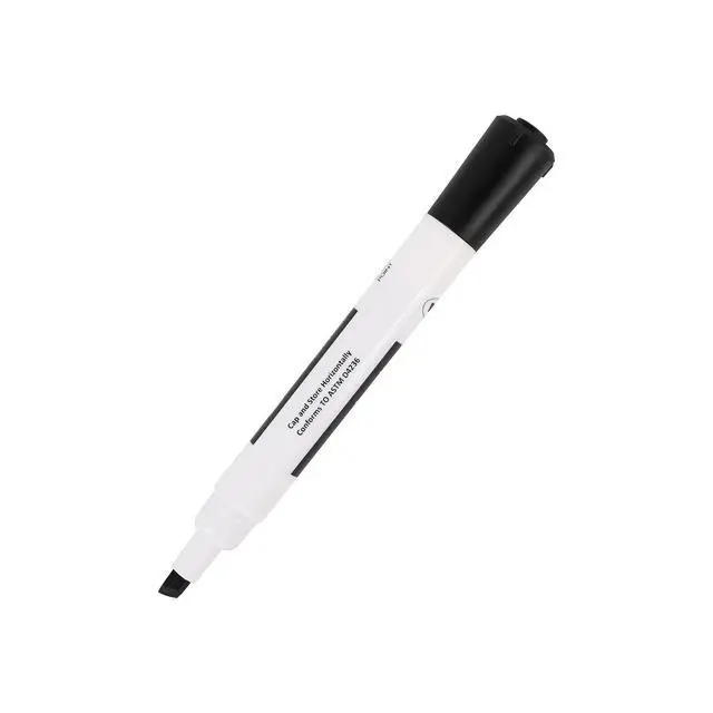 Alt view image 3 of 6 - Amazon Basics Lowe-Odor Dry Erase Whiteboard Markers, Chisel Tip, Quick-Dry, Black, 12-Pack