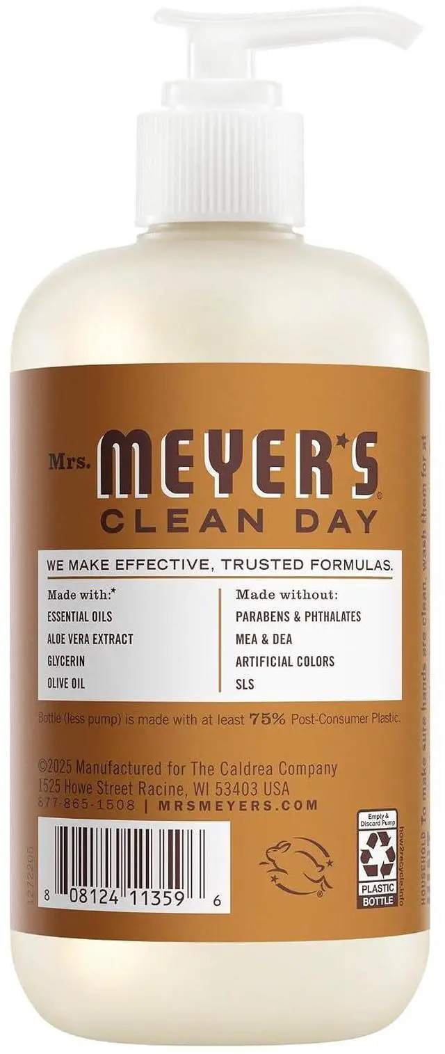 Alt view image 3 of 7 - Mrs. Meyer's Clean Day Hand Soap, Acorn Spice Scent, 12.5 Fl Oz