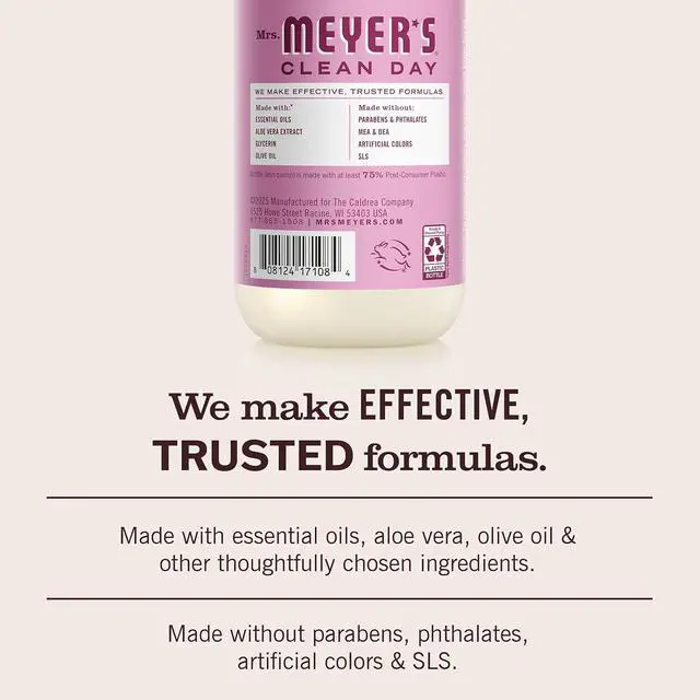 Alt view image 6 of 7 - Mrs. Meyer's Clean Day Hand Soap, Peony Scent, 12.5 Fl Oz