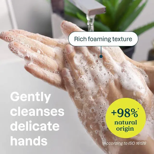 Alt view image 3 of 6 - ATTITUDE Hand Soap for Sensitive Skin with Oat, Fresh Apple Scent, EWG Verified, Dermatologically Tested, Vegan, 16 Fl Oz