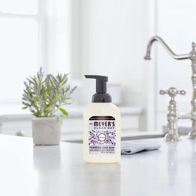 Alt view image 4 of 5 - Mrs. Meyer's Clean Day Foaming Hand Soap, Lavender Scent, 10Ounce Bottle