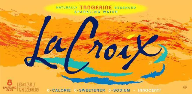 Alt view image 5 of 6 - La Croix Sparkling Water, Tangerine, 12 Fl Oz, 8 Pack