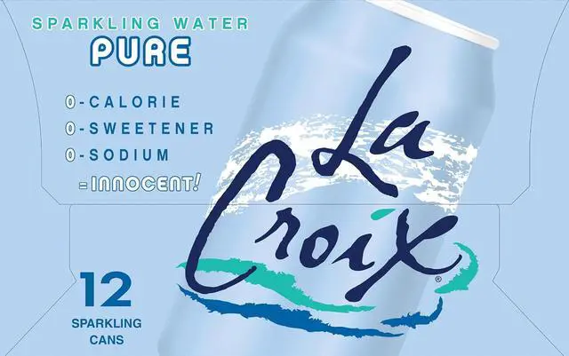 Alt view image 2 of 4 - La Croix Pure Sparkling Water, 12 Fl Oz, 12-Pack