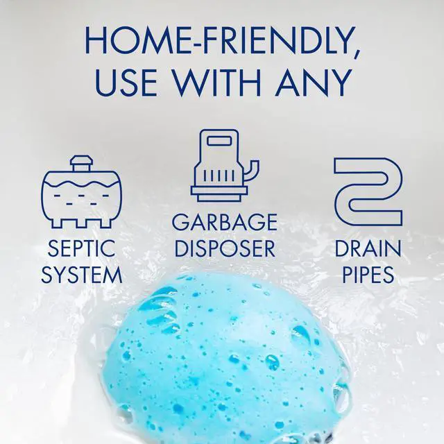 Alt view image 3 of 6 - Glisten Garbage Disposer Cleaner, Lemon Scent Odor Eliminator, 4Packets