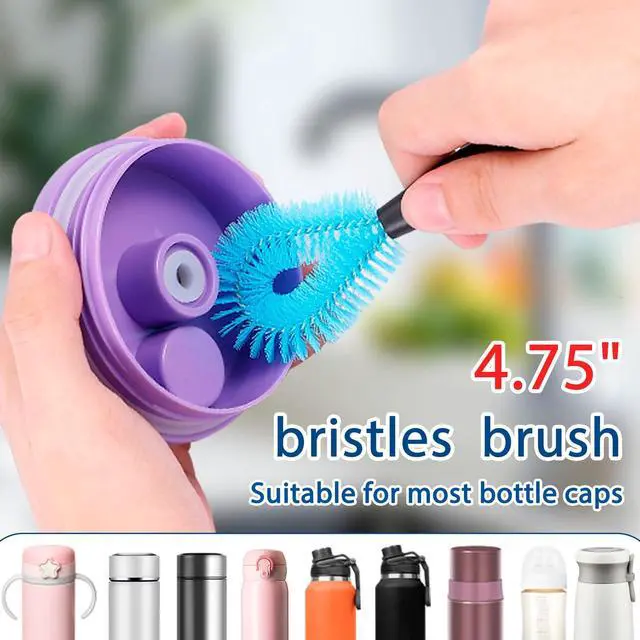 Alt view image 5 of 6 - Bottle Brush Cleaner Kit, Water Bottle Washer and Cup Scrubber Brush Set