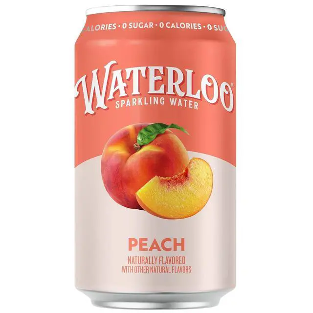 Alt view image 6 of 6 - Waterloo Sparkling Water Peach 12 Fl Oz Cans (Pack of 12)