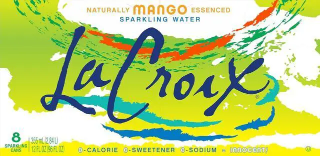 Alt view image 3 of 6 - La Croix Sparkling Water Mango, 12 Fl Oz, 8 Pack