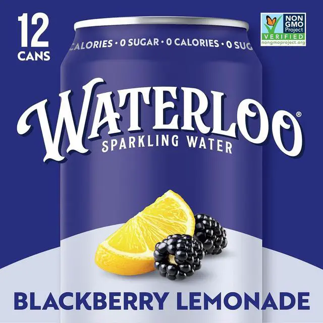 Alt view image 3 of 6 - Waterloo Sparkling Water Blackberry Lemonade 12 Fl Oz Cans (Pack of 12)