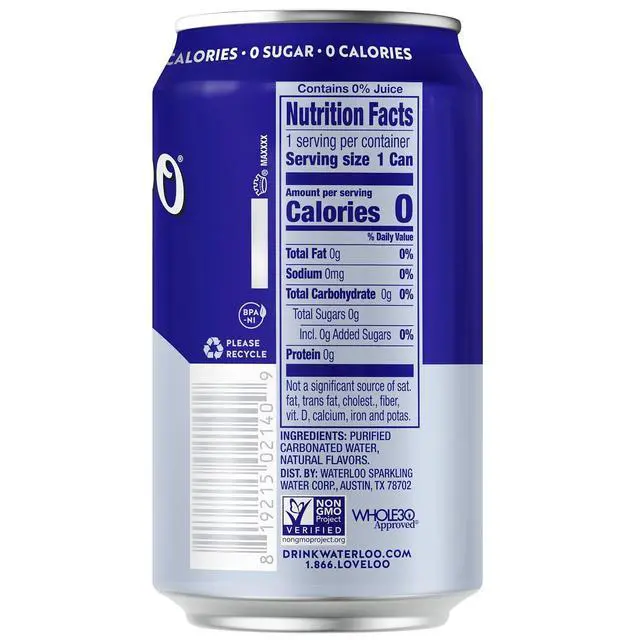 Alt view image 4 of 6 - Waterloo Sparkling Water Blackberry Lemonade 12 Fl Oz Cans (Pack of 12)