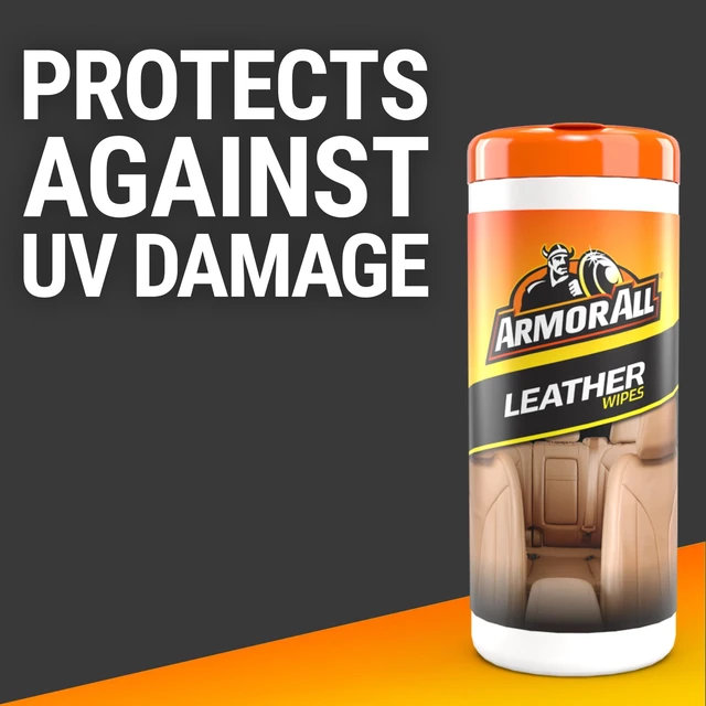Alt view image 2 of 6 - Armor All Car Leather Wipes 20Count, Cleans, Conditions, Protects