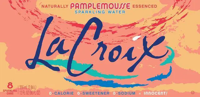 Alt view image 5 of 6 - La Croix Sparkling Water Grapefruit 96Ounce Pack of 8