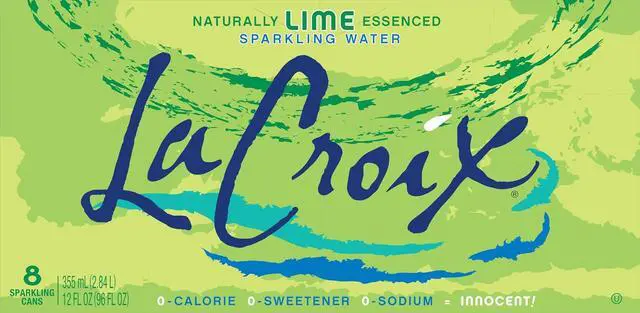 Alt view image 6 of 6 - La Croix Lime Sparkling Water, 12 fl oz (Pack of 8)