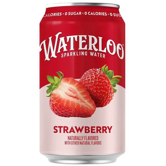 Alt view image 4 of 6 - Waterloo Sparkling Water Strawberry 12 Fl Oz Cans (Pack of 12)