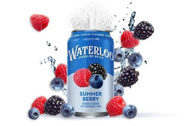 Alt view image 6 of 6 - Waterloo Sparkling Water Summer Berry 12 Fl Oz Cans (Pack of 12)