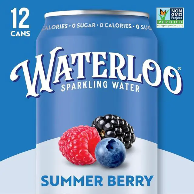 Alt view image 5 of 6 - Waterloo Sparkling Water Summer Berry 12 Fl Oz Cans (Pack of 12)