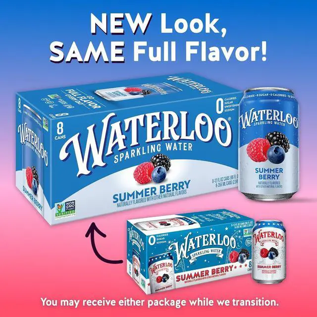 Alt view image 4 of 6 - Waterloo Sparkling Water Summer Berry 12 Fl Oz Cans (Pack of 12)