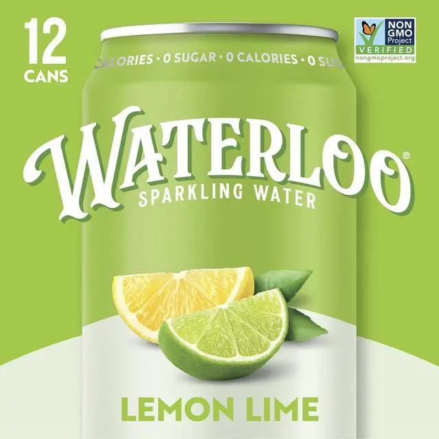 Alt view image 5 of 6 - Waterloo Sparkling Water, Lemon-Lime, 12Fl Oz Cans (Pack of 12)