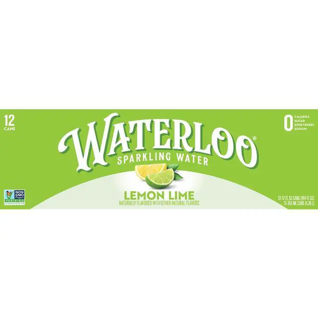 Alt view image 2 of 6 - Waterloo Sparkling Water, Lemon-Lime, 12Fl Oz Cans (Pack of 12)
