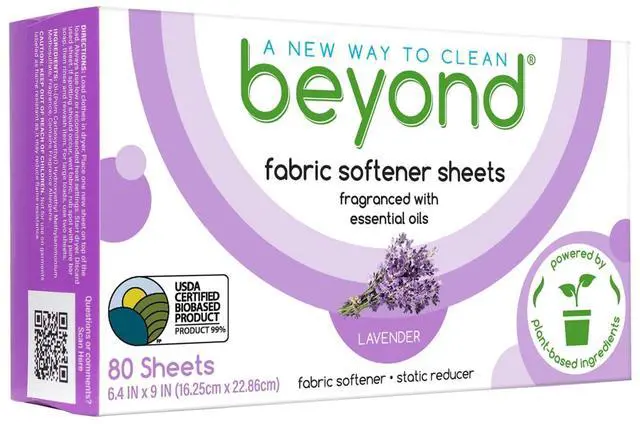 Main image of Beyond Fabric Softener Sheets Lavender Scent 80 Sheets
