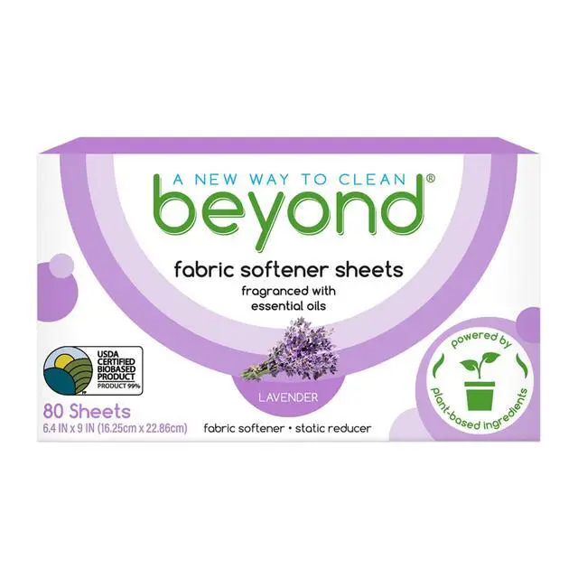 Alt view image 2 of 6 - Beyond Fabric Softener Sheets Lavender Scent 80 Sheets
