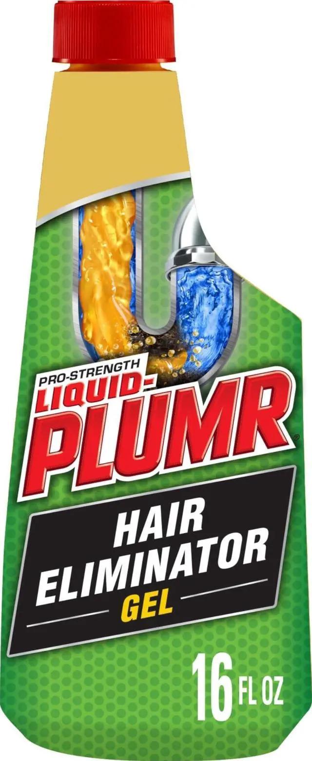 Main image of Liquid-Plumr Pro-Strength Hair Eliminator Gel Clog Remover, 16 fl. oz. Bottle, Safe for All Septic Systems and Pipes
