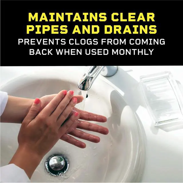 Alt view image 6 of 6 - Liquid-Plumr Pro-Strength Full Clog Destroyer Drain Cleaner, 32 Fluid Ounces, for Bathroom & Kitchen Sinks, Shower and Tub Drain, Safe for Pipes