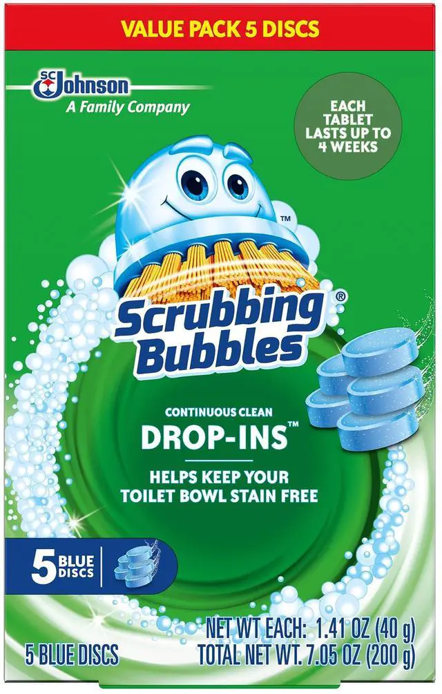 Main image of Scrubbing Bubbles 5 Count Continuous Clean Toilet Tank Drop-Ins