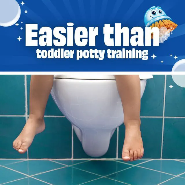 Alt view image 4 of 7 - Scrubbing Bubbles Easy Clean Foaming Toilet Bowl Cleaner, Easy Drop in Powder Pouches, 100g (2 Pouches)
