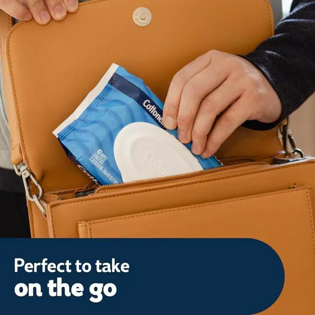 Alt view image 4 of 6 - Cottonelle Fresh Care Flushable Wipes, 4 Packs, 42 Wipes per Pack