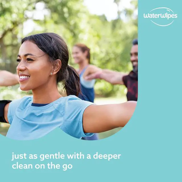 Alt view image 4 of 6 - WaterWipes Sensitive+ On The Go Wipes, 3-In-1 Cleans, Cares, Protects, 99.9% Water, Unscented, Hypoallergenic, 28 Count (Pack of 2)