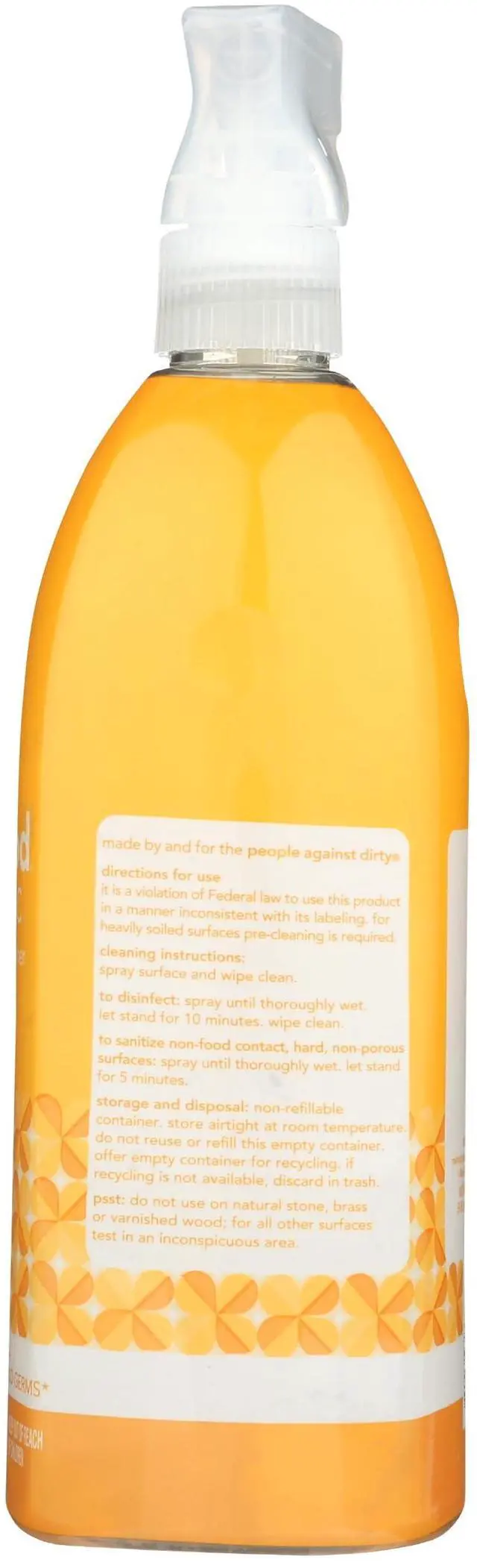 Alt view image 4 of 7 - Method 28fl oz All-Purpose Cleaner Spray, Citron