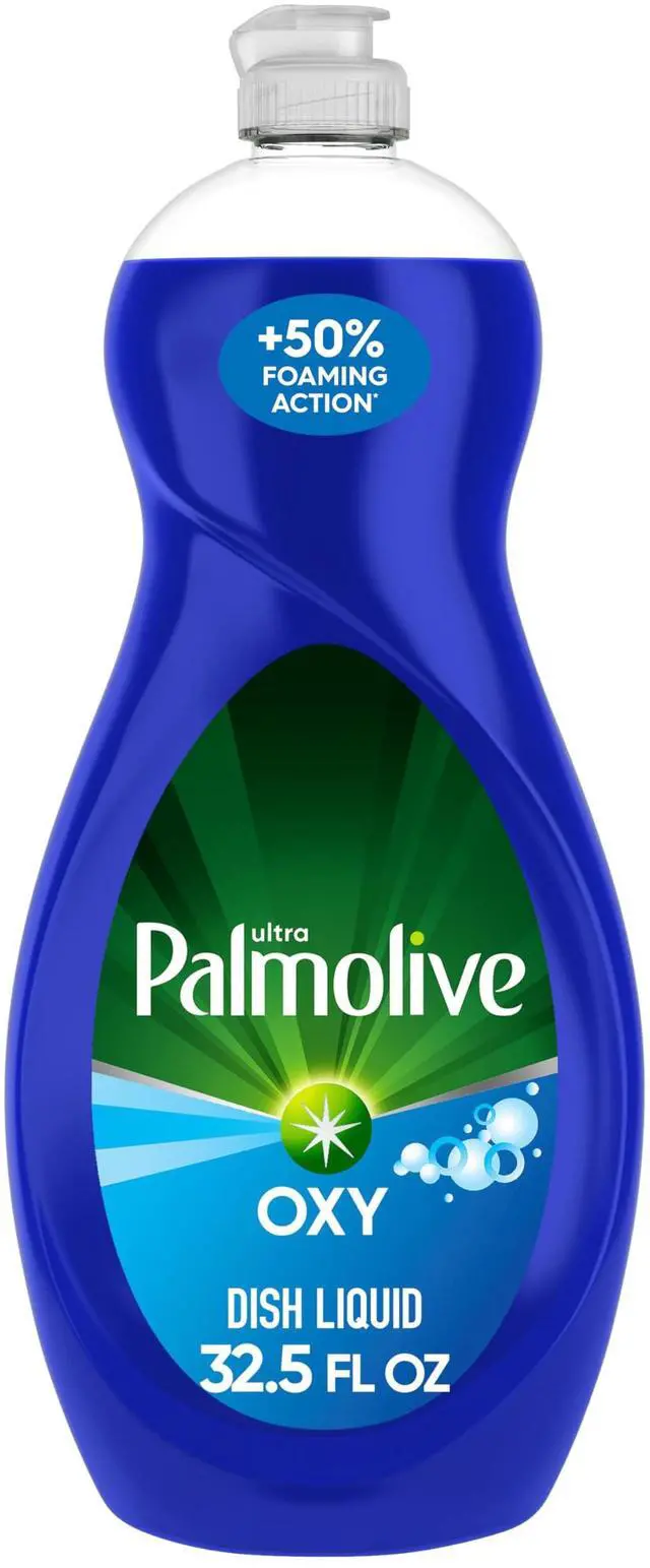 Main image of Palmolive Ultra Oxy Liquid Dish Soap, Deep Grease Cutting, No Soaking, Powerful on Plastics, 32.5 fl oz
