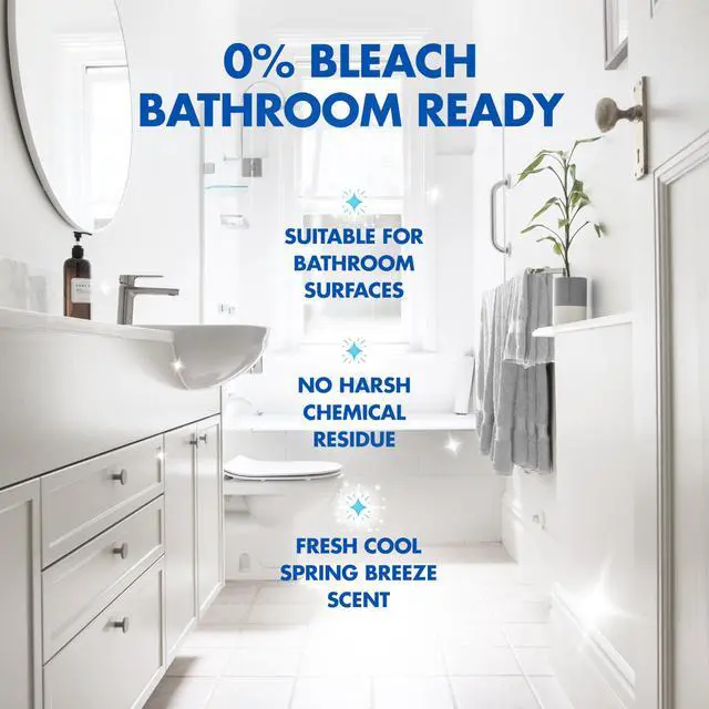 Alt view image 4 of 7 - Lysol OXI Action Disinfectant Bathroom Cleaner Spray, 32 oz
