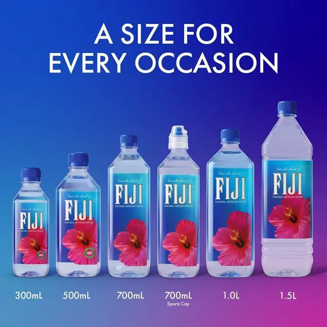 Alt view image 6 of 6 - FIJI Natural Artesian Bottled Water 500mL / 16.9 fl oz (Pack of 6)