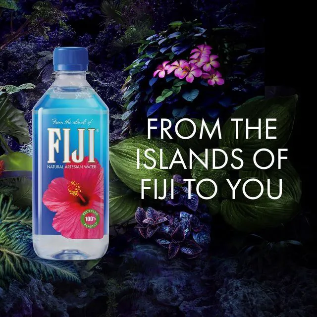 Alt view image 2 of 6 - FIJI Natural Artesian Bottled Water 500mL / 16.9 fl oz (Pack of 6)