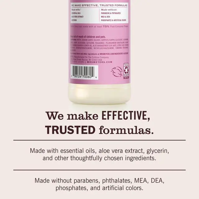 Alt view image 2 of 7 - MRS. MEYER'S CLEAN DAY Liquid Dish Soap, 16 Fl Oz, Peony Scent