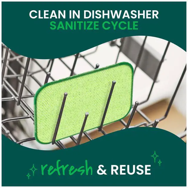 Alt view image 6 of 6 - Scotch-Brite Dobie Scrub & Wipe Cloths Non-Scratch Scrubbing 2 Pack
