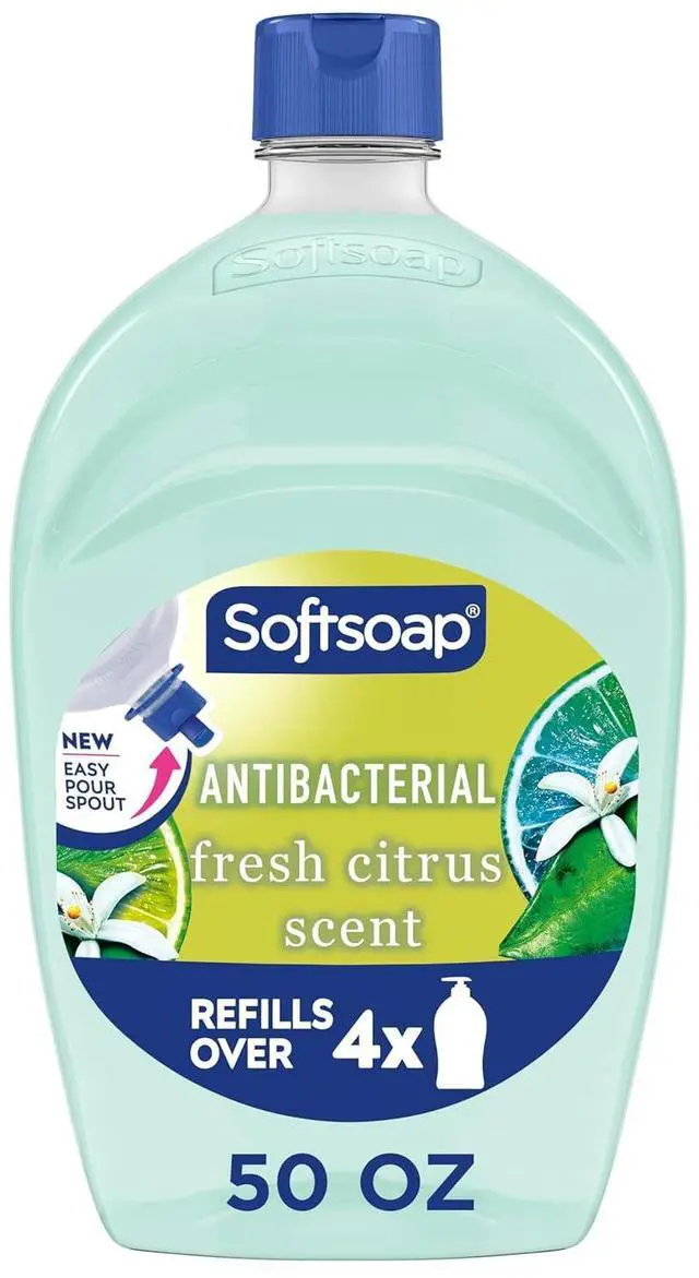Main image of Softsoap Antibacterial Hand Soap Refill, Fresh Citrus Scent, 50 fl oz
