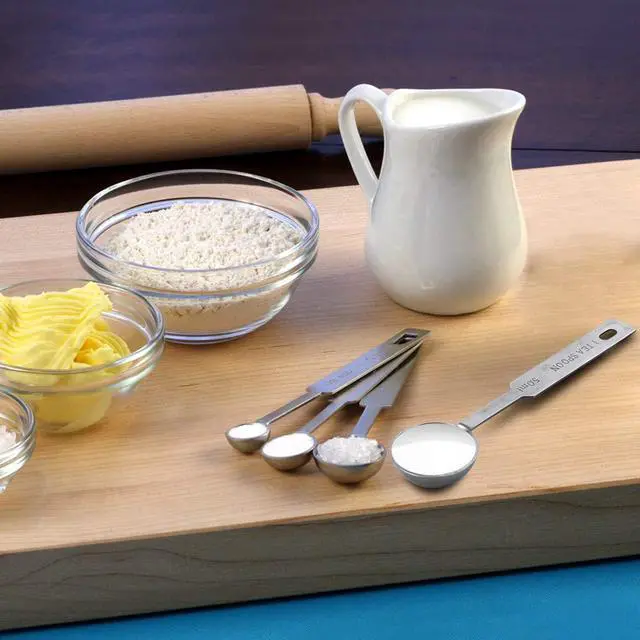 Alt view image 5 of 6 - 5PCS Measuring Spoons Set, Includes 1/8tsp, 1/4tsp, 1/2tsp, 1tsp, and 1tbsp