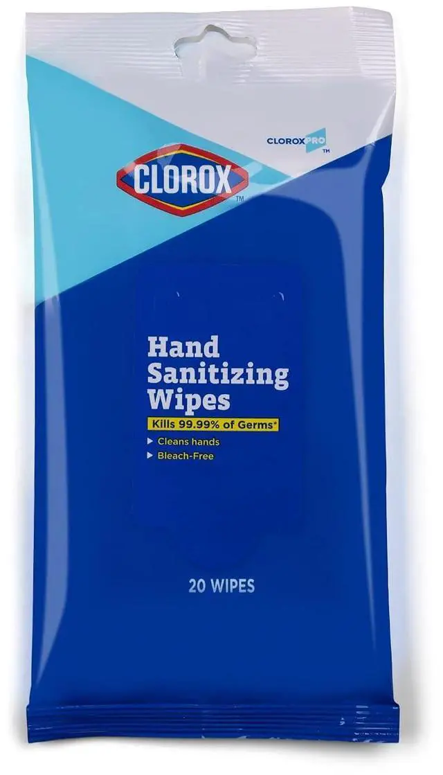 Main image of Clorox Pro BZK Alcohol-Free Sanitizing Hand Wipes, 20 Count