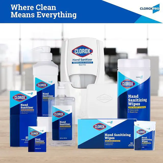 Alt view image 5 of 5 - Clorox Pro BZK Alcohol-Free Sanitizing Hand Wipes, 20 Count