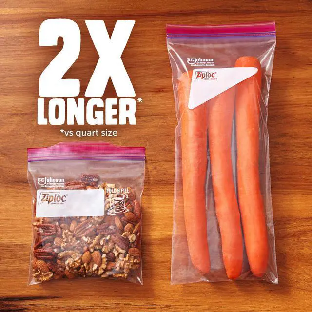 Alt view image 3 of 6 - Ziploc Tall Food Storage Bags, 10 Count
