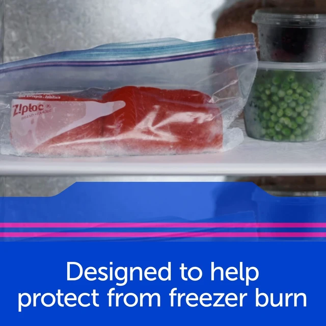 Alt view image 6 of 6 - Ziploc 2 Gallon Freezer Bags, Food Storage, 10 Count